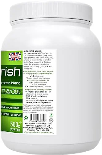 Specialist Supplements HempNourish Protein Powder 500g Specialist Supplements Au supplements