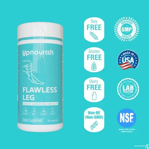 UpNourish Anti Cellulite Supplements - Varicose Veins Support, Restless Leg Relief UpNourish Au supplements