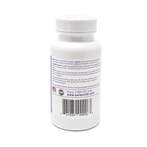 Carson Life Anti Cellulite Detox Pills Helps Prevent and Eliminate Cellulite - Supplement Carson Life Au supplements