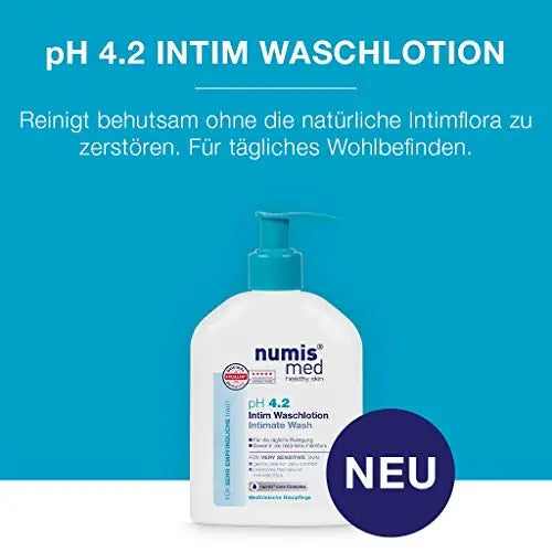 Numis Med Intimate Wash pH 4.2, Skin-Soothing pH Balance Feminine Wash for Every Woman Numis Med Au supplements