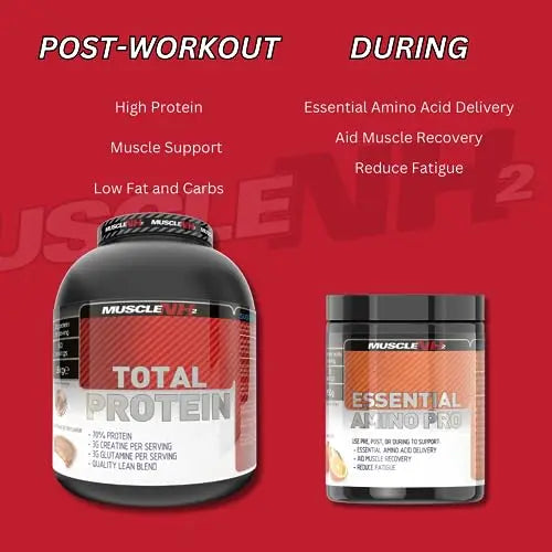 Muscle Nh2 Total Protein, Whey Protein Powder with Creatine Monohydrate and Glutamine Muscle Growth MuscleNh2 Au supplements