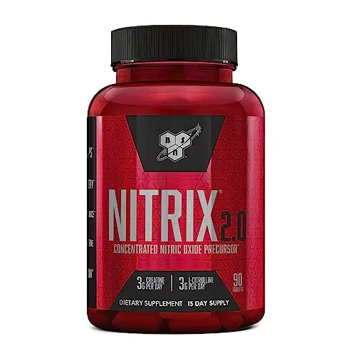 BSN NITRIX 2.0 - Nitric Oxide Precursors, 3g Creatine, 3g L Citrulline - Supports Workout BSN Au supplements