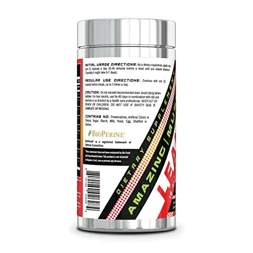 Amazing Muscle Lean 10 Burner - 90 Capsules - 30 Servings - Helps to Preserve Muscle Amazing Nutrition Au supplements