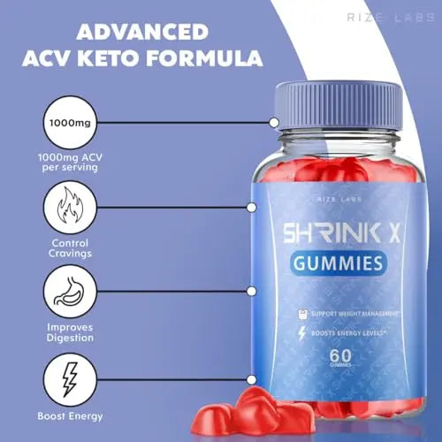 rize labs Shrink X - Shrink X Gummies Weight Loss, Shrink X Keto ACV Supplement rize labs Au supplements