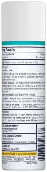 Monistat Instant Itch Relief Spray for Women, Maximum Strength Feminine Itch Care, 2 oz (Pack of 2) Monistat Au supplements