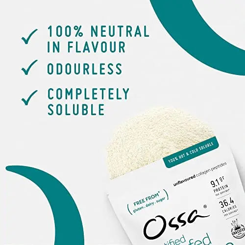 Ossa Certified Grassfed Collagen Peptides Powder-Supplement for Joint, Gut, Hair, Skin & Nails Ossa Au supplements