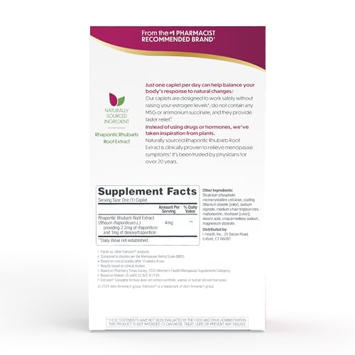 Estroven Complete Multi-Symptom Menopause Supplement for Women, 28 Ct., Clinically Proven Ingredient Provide Menopause Relief & Night Sweats & Hot Flash Relief* Drug-Free & Non-GMO Estroven Au supplements
