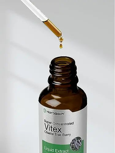 Vitex Berry Chasteberry Extract | 2 fl oz | Super Concentrated | Alcohol Free Chaste Tree Horbäach Au supplements