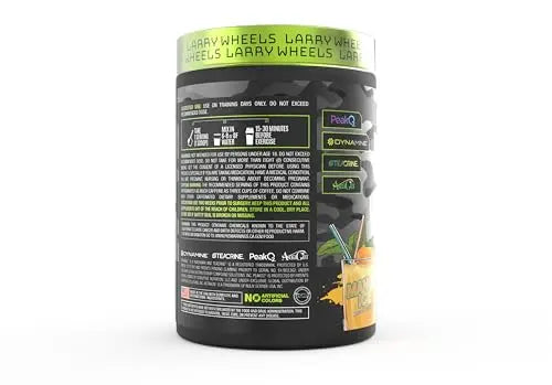 Larry Wheels' Pre Workout - Energy Drink Powder - Pre Workout Powder for Men & Women PR Sciences Au supplements