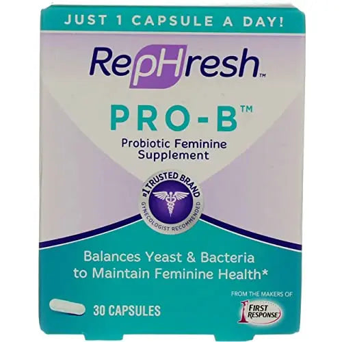 RepHresh Pro-B Vaginal Probiotic Feminine Supplement One Bottle 30 Count Rephresh Au supplements
