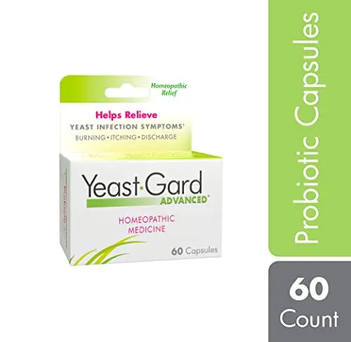 YeastGard Advanced Homeopathic Remedy Capsules - 60 count Bottle Yeast-Gard Au supplements