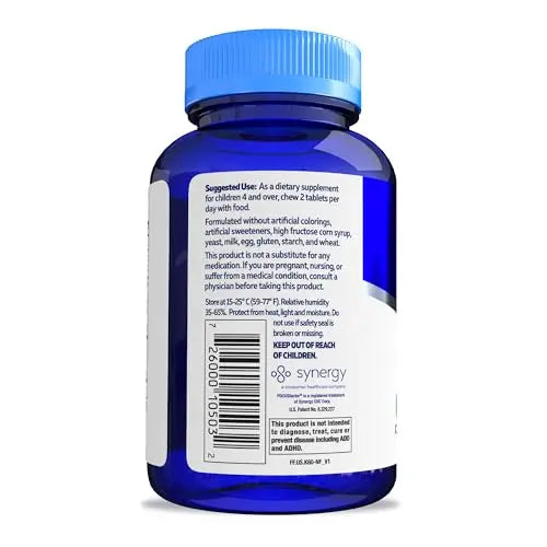Focus Factor Kids Complete Daily Chewable Vitamins: Multivitamin & Neuro Nutrient (Brain Function) w/Vitamin B12, C, D3-60 Count Focus Factor Au supplements