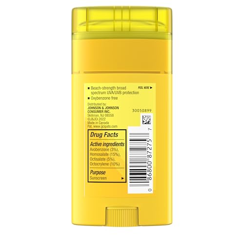 Neutrogena Beach Defense Sunscreen Stick SPF 50, Broad Spectrum Sun Protection for Face & Body, Water-Resistant