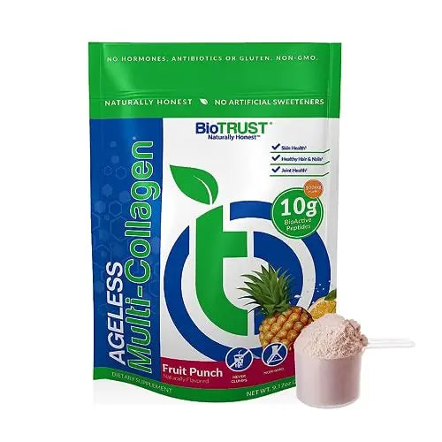 BioTrust Ageless Multi Collagen Peptides Powder – 5 Types (I, II, III, V, X) – Hydrolyzed BioTrust Au supplements
