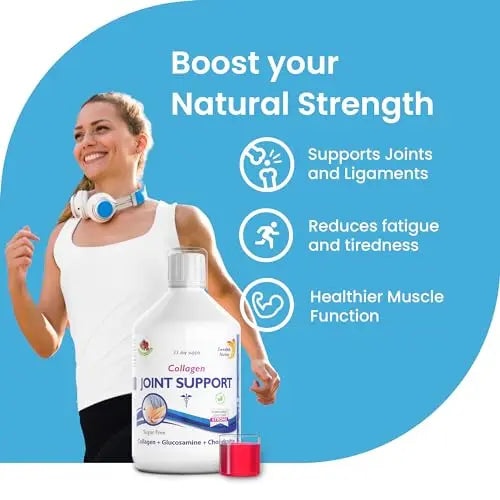 Swedish Nutra Joint Support Collagen - Pack of 500ml, 33 Day Supply | Berry Flavour | with Vitmain C & Glucosamine Swedish Nutra Au supplements