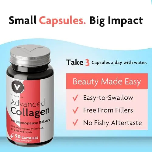Premium Advanced Collagen Capsules for Menopause and Perimenopause – Collagen V Vitamini Au supplements