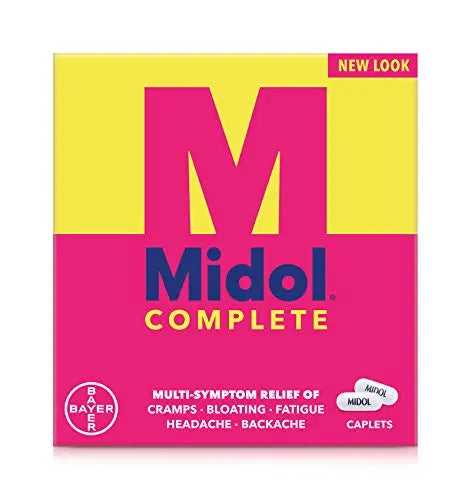 Midol Complete, Menstrual Period Symptoms Relief Including Premenstrual Cramps Midol Au supplements