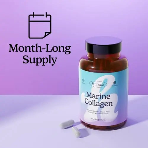 Humanz Collagen Capsules - Marine Collagen with Vitamin C - Collagen Supplements for Women & Men Humanz Au supplements