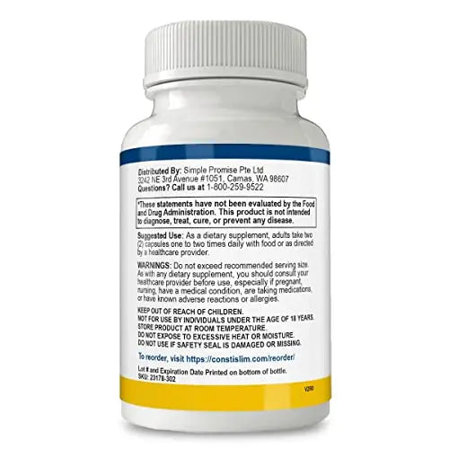 Simple Promise - Consti-Slim - Natural Digestion and Weight Support Simple Promise Au supplements