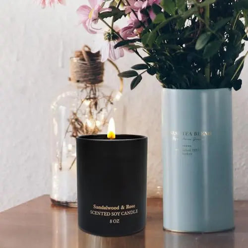 Sandalwood Rose Scented Candles, Christmas Birthday Candle Gifts for Women, Best Friends Kelly's Custom Candles Au supplements