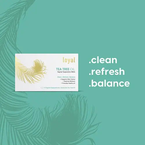 Loyal Tea Tree Oil - Suppository Melts - Supports Odor Control - Soothes Discomfort - Promotes Healthy pH Loyal Au supplements