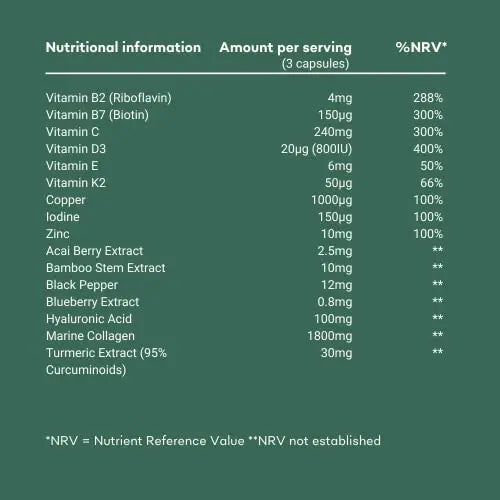 Ultimate Collagen Capsules Complex - High Strength 2500mg Supplement - 16 Nutrients for Healthy Joints Skin Hair Project Nutrition Au supplements