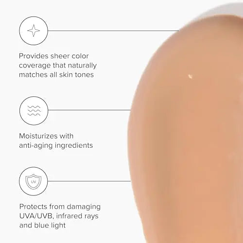 DRMTLGY Tinted Moisturizer with SPF 46. Universal Tint. All-In-One Face DRMTLGY Au supplements
