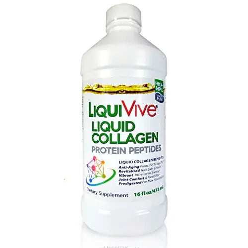 LiquiVive Liquid Collagen Protein Peptides Concentrate | Pure Hydrolyzed Super Multi Collagen Life Miracle Au supplements