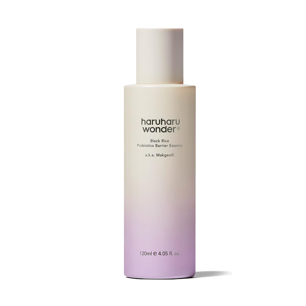 haruharu Wonder Black Rice Probiotics Barrier Essence, Skin Flooding & Layering, Strengthens Skin Barrier