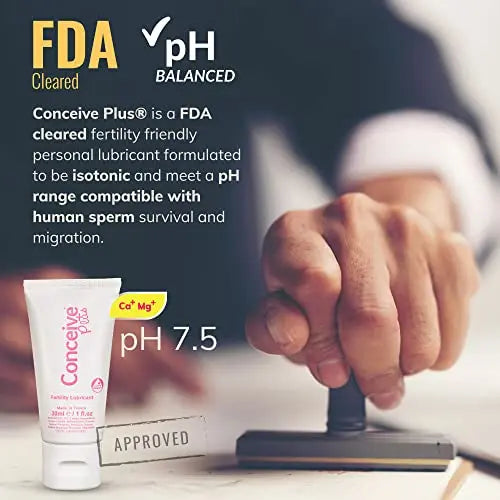 Conceive Plus Fertility-Friendly Personal Lubricant, TTC Safe, - 1 Ounce Conceive Plus Au supplements