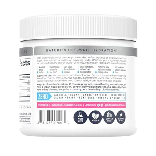 Hi-Lyte Keto K1000 Electrolyte Powder | Raspberry Lemon | Hydration Supplement Drink Hi-Lyte Au supplements