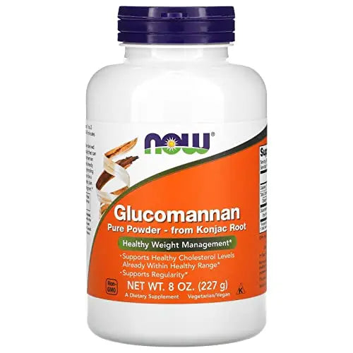 NOW Supplements, Glucomannan (Amorphophallus konjac) Pure Powder, Supports Regularity NOW Au supplements