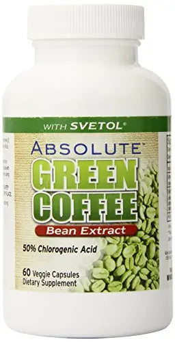 Absolute Nutrition Diet Supplement, Green Coffee Bean Extract with Svetol, 60 Count Absolute Nutrition Au supplements