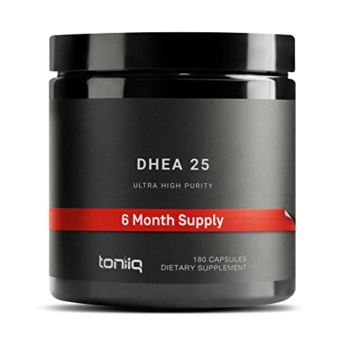 Toniiq Ultra High Strength DHEA Capsules - DHEA for Men and Ladies - 25mg Micronized Toniiq Au supplements