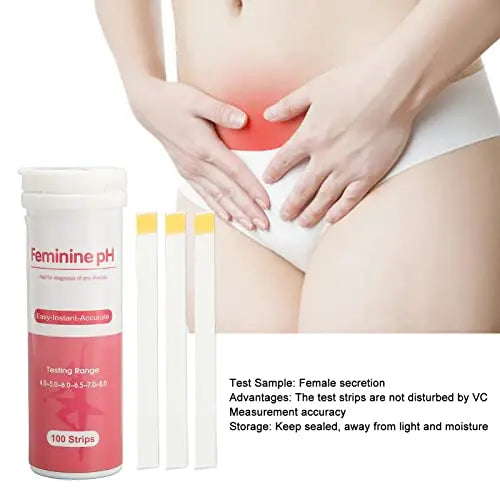 100pcs Vaginal Health PH Test Strips, Accurate Feminine pH Testing for Intimate Health Horoper Au supplements
