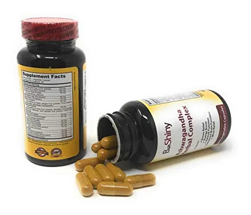 BeShiny Ashwagandha Complex with termeric Cinnamon Basil Leaf Supports a Healthy BeShiny Au supplements
