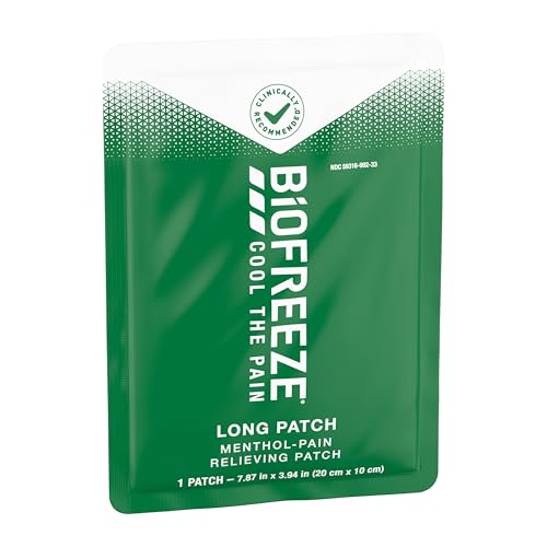 Biofreeze Menthol Pain Relieving Patches (5 Patches Per Box) Up To 8 Hours Of Pain Relief From Sore Muscles, Arthritis, Backaches, Spains, Bruises, Strains And Joint Pain (Package May Vary) Biofreeze Au supplements