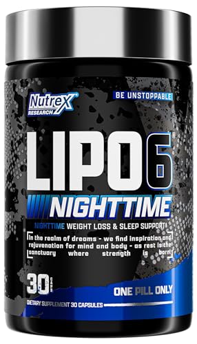 Nutrex Lipo 6 Nighttime Fat Burner | Melatonin Sleep Aid & Weight Loss Diet Pills Nutrex Research Au supplements