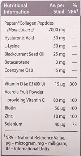 Perfectil Platinum Collagen for Skin 10 x 50 ml Perfectil Au supplements