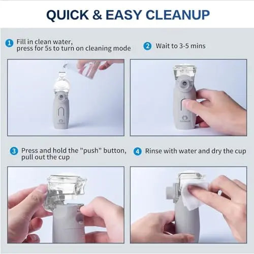 APOWUS Ultrasonic Mesh Nebulizer - Handheld Nebulizer for Adults APOWUS Au supplements
