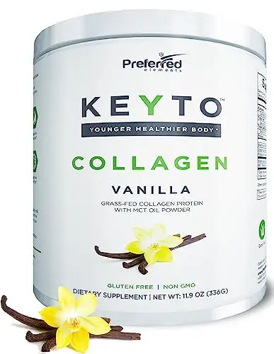 Keto Collagen Protein Powder with MCT Oil – Keto and Paleo Friendly Grass Fed Preferred Elements Au supplements