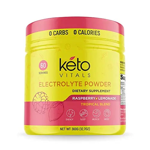 Keto Vitals Electrolytes Powder - Sugar Free Keto Electrolytes Powder with Potassium Keto Vitals Au supplements