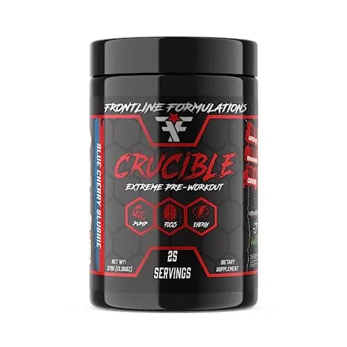 FRONTLINE FORMULATIONS Crucible Pre-Workout Powder, Explosive Workouts, Laser Focus FRONTLINE FORMULATIONS Au supplements