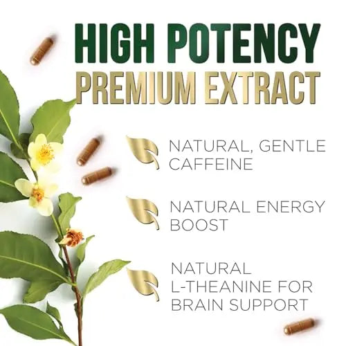 Nature's Green Tea Extract Pills 98% Standardized EGCG 1000mg - 3X Strength for Natural Nature's Nutrition Au supplements
