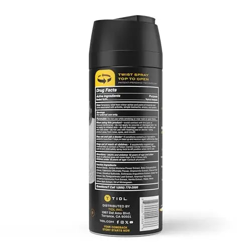 TIDL Cryotherapy Spray - Advanced Pain Relief for Rapid Recovery, Instant Cooling TIDL Au supplements