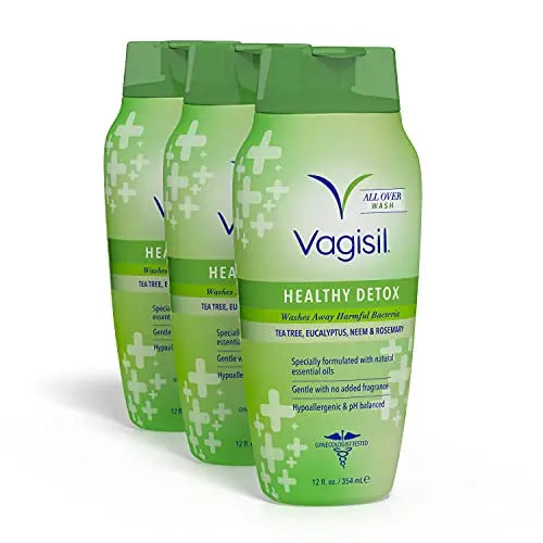 Vagisil Feminine Wash for Intimate Area Hygiene, Healthy Detox, All Over Body Wash for Women Vagisil Au supplements