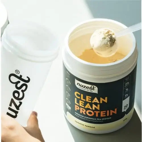 Vegan Protein Powders by Nuzest - Clean Lean Protein - Smooth Vanilla - Plant Based Pea Protein Shake Nuzest Au supplements
