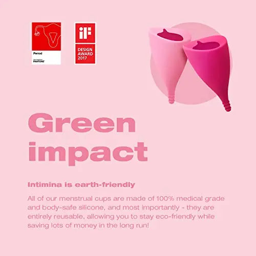 Intimina Lily Cup One - Collapsible Disposable Menstrual Cups for Beginners, Small Menstrual Cup INTIMINA Au supplements