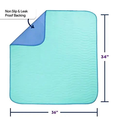 IMPROVIA® Washable Underpads, 34" x 36" (Pack of 4) - Heavy Absorben IMPROVIA Au supplements
